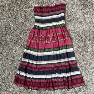 Strapless Summer Dress